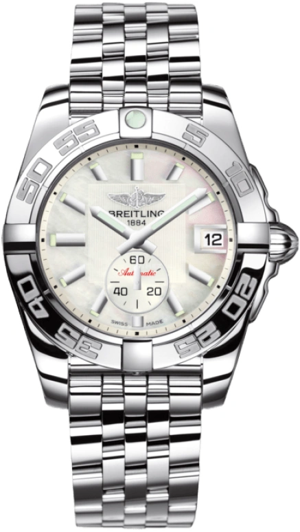 Breitling,Galactic 36mm,36mm,Stainless Steel,White,Automatic,Day,42hours,A3733012,A3733012/A716/376A
