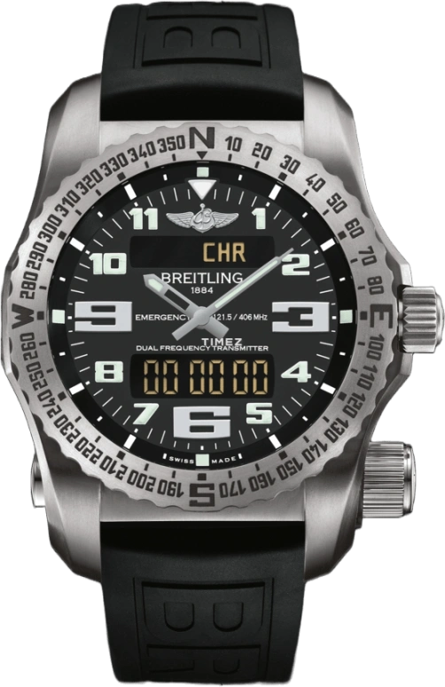 Breitling,Professional 51mm,51mm,Titanium,Black,Quartz,26280hours,In-house Caliber,E7632522,E7632522.BC02.156S.E20DSA.2