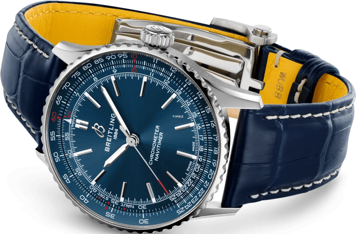 Breitling,Navitimer 41mm,41mm,Stainless Steel,Blue,Automatic,40hours,In-house Caliber,A17329161C1P1
