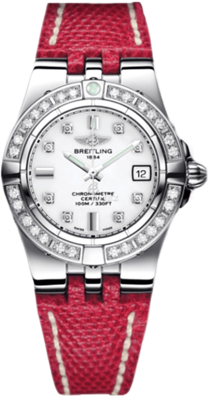 Breitling,Galactic 30mm,30mm,Stainless Steel,White,Quartz,26280hours,In-house Caliber,A71340LA,A71340LA.A713
