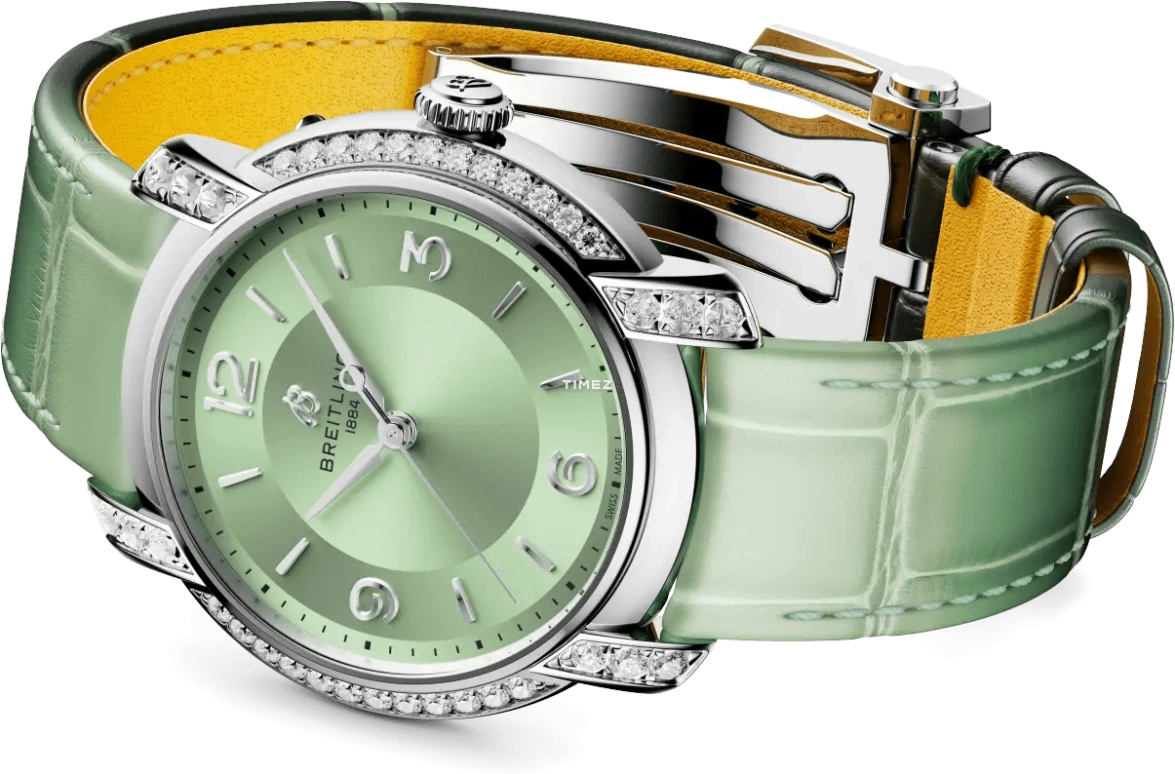 Breitling,Premier 36mm,36mm,Stainless Steel,Silver,Automatic,42hours,In-house Caliber,A10310671L1P1