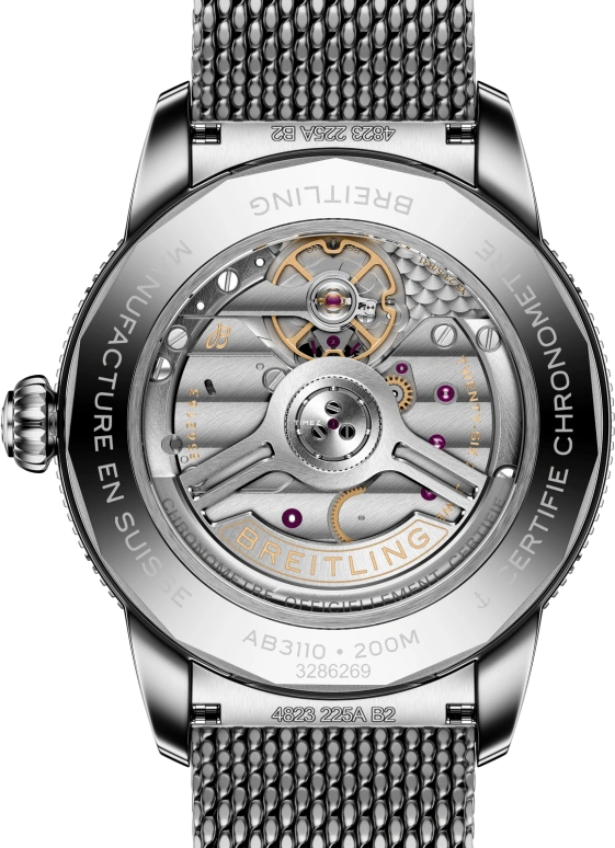Breitling,Superocean Heritage 40mm,40mm,Stainless Steel,Ceramic,Black,Automatic,Day,78hours,AB3110241B1A1