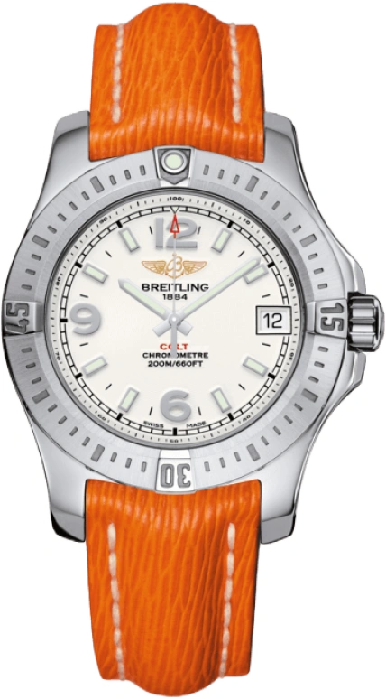 Breitling,Colt 36mm,36mm,Stainless Steel,Silver,Quartz,Date,26280hours,A7438911,A7438911/G803/217X/A16BA.1