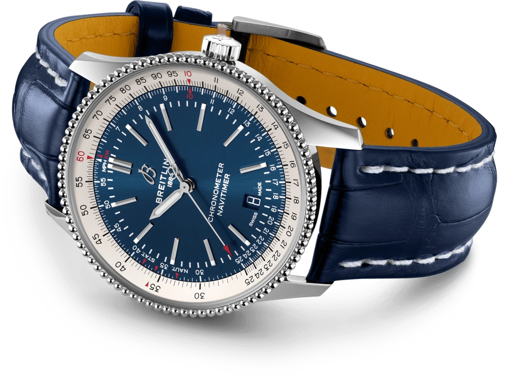 Breitling,Navitimer 41mm,41mm,Stainless Steel,Blue,Automatic,Chronograph,Date,Anti-magnetic,A17326211C1P4