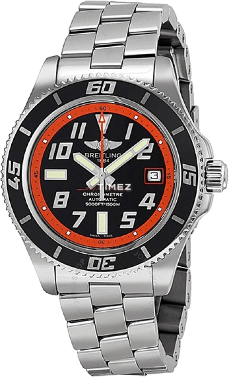 Breitling,Superocean 42mm,42mm,Stainless Steel,Black,Automatic,A17364Y4,A17364Y4/BA89/131A