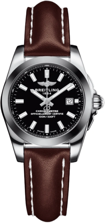 Breitling,Galactic 29mm,29mm,Stainless Steel,Black,Quartz,Day,In-house Caliber,W7234812,W7234812/BE49/484X/A12BA.1