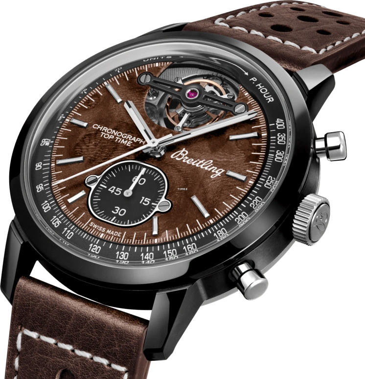 Breitling,Top Time 44mm,44mm,Ceramic,Titanium,Coffee,Automatic,Chronograph,Tourbillon,SB21252A1Q1X1