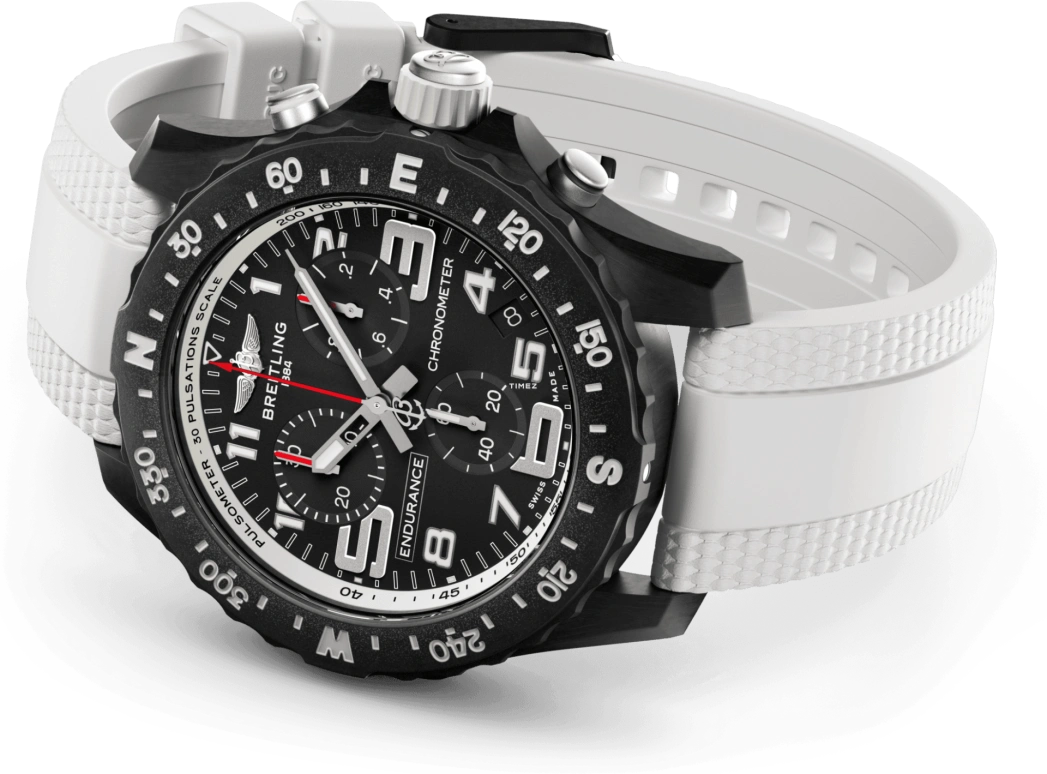 Breitling,Endurance Pro 44mm,44mm,Titaplast,Black,Quartz,Chronograph,Day,X82310A71B1S2