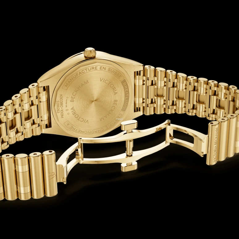 Breitling,Chronomat 36mm,36mm,Yellow Gold,Sand,Automatic,Day,Sapphire,Crystal Glass,K103801A1A1K1