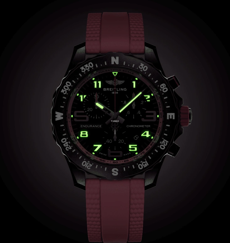 Breitling,Endurance Pro 38mm,38mm,Titaplast,Black,Quartz,Chronograph,Day,X83310D41B1S1