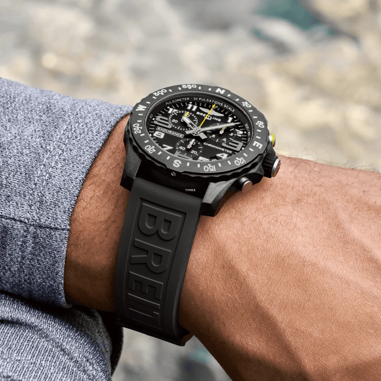 Breitling,Endurance Pro 44mm,44mm,Titaplast,Black,Quartz,Chronograph,Day,X82310E51B1S1