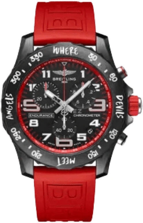 Breitling,Endurance Pro 44mm,44mm,Titaplast,Black,Quartz,Chronograph,Day,X823102A1B1S1