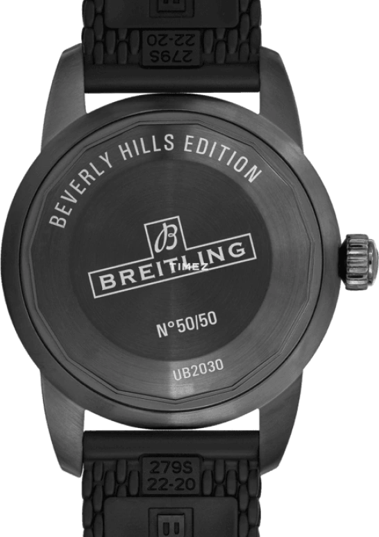 Breitling,Superocean Heritage 44mm,44mm,Stainless Steel,Black,Automatic,Day,70hours,UB20303A1B1S1