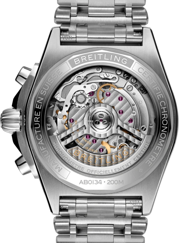 Breitling,Chronomat 42mm,42mm,Stainless Steel,Green,Black,Automatic,Chronograph,Day,AB0134101L2A1