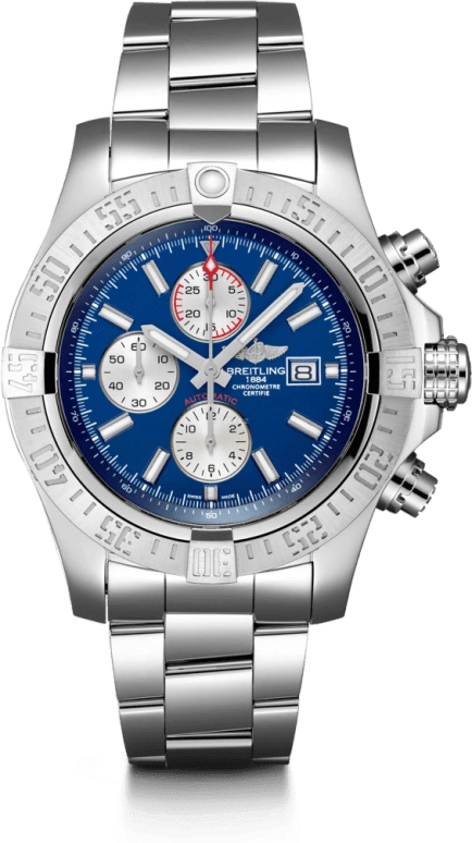 Breitling,Avenger 48mm,48mm,Stainless Steel,Blue,Automatic,Chronograph,Date,Compass,A13371111C1A1