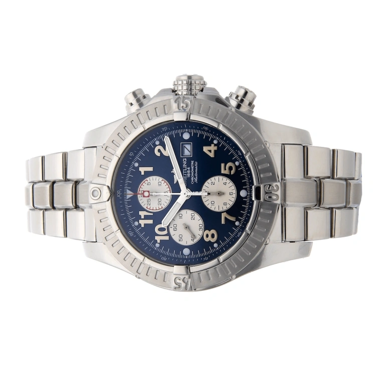 Breitling,Avenger 48.40mm,48.40mm,Stainless Steel,Blue,Automatic,Chronograph,Day,A1337011,A1337011/C615