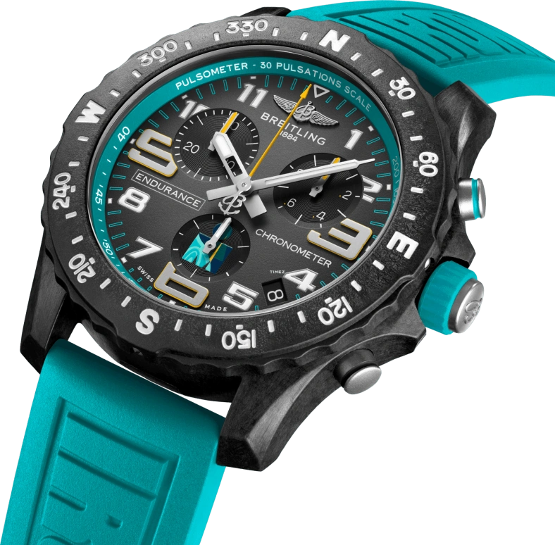 Breitling,Endurance Pro 44mm,44mm,Titaplast,Black,Quartz,Chronograph,Day,X823105C1M1S1