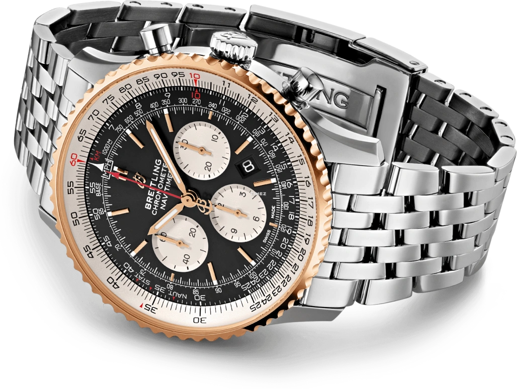 Breitling,Navitimer 46mm,46mm,Stainless Steel,Black,White,Automatic,Chronograph,Day,UB0127211B1A1