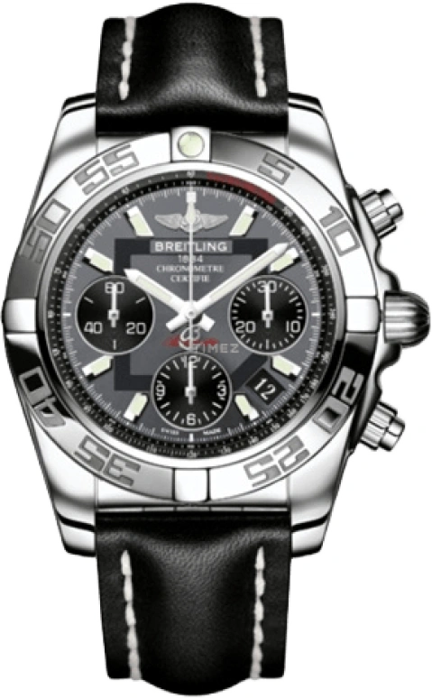 Breitling,Chronomat 41mm,41mm,Stainless Steel,Grey,Automatic,Chronograph,Day,Column Wheel,AB014012,AB014012/F554/428X
