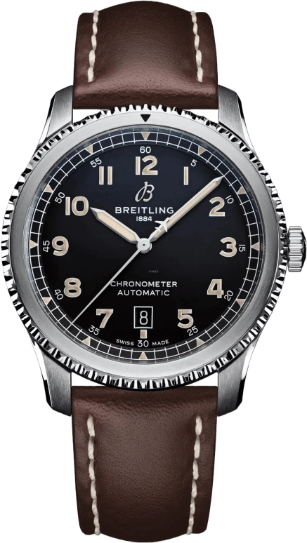 Breitling,Aviatior 8 41mm,41mm,Stainless Steel,Black,Automatic,Chronograph,Date,Anti-magnetic,A173151A1B1X1