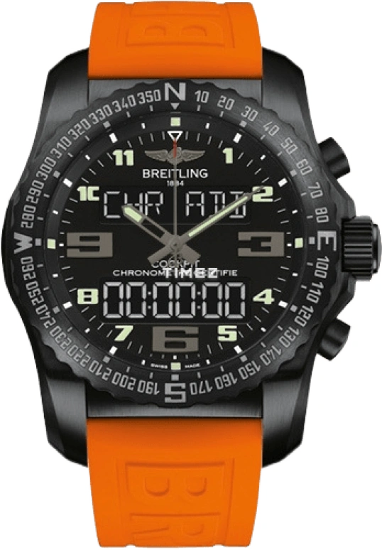 Breitling,Professional 46mm,46mm,Titanium,Titanium Gold,Black,Quartz,VB501022,VB501022/BD41/241S