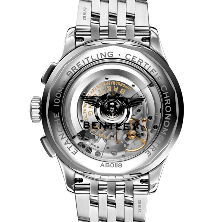 Breitling,Premier 42mm,42mm,Stainless Steel,Green,Automatic,Day,70hours,AB0118A11L1A1