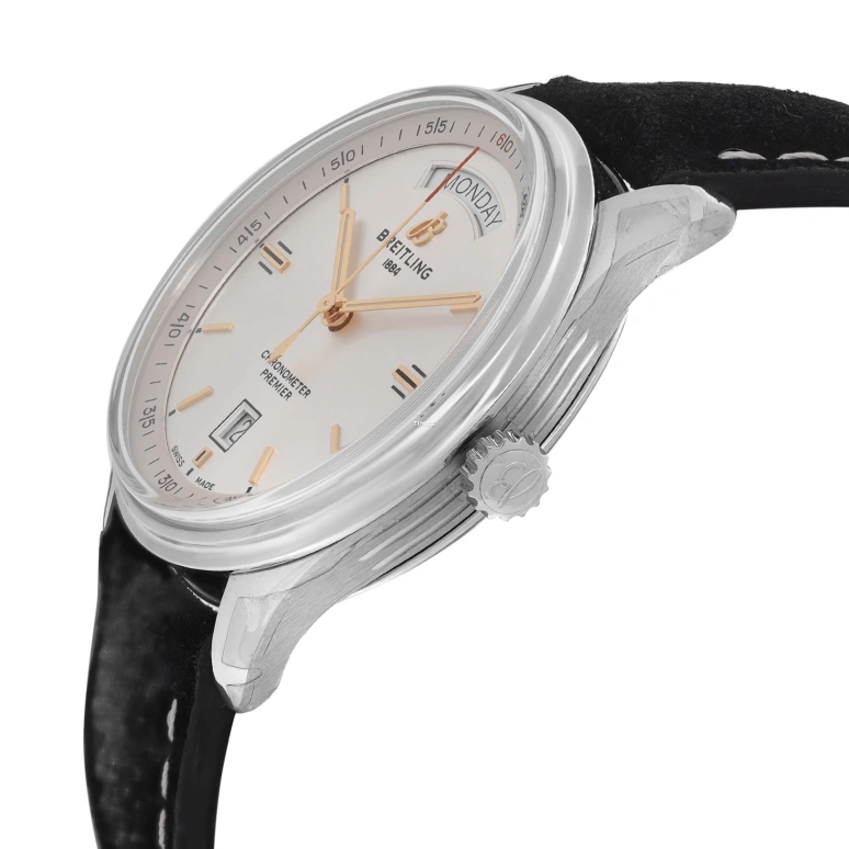 Breitling,Premier 40mm,40mm,Stainless Steel,Silver,Automatic,Date,Day,A45340211G1X2