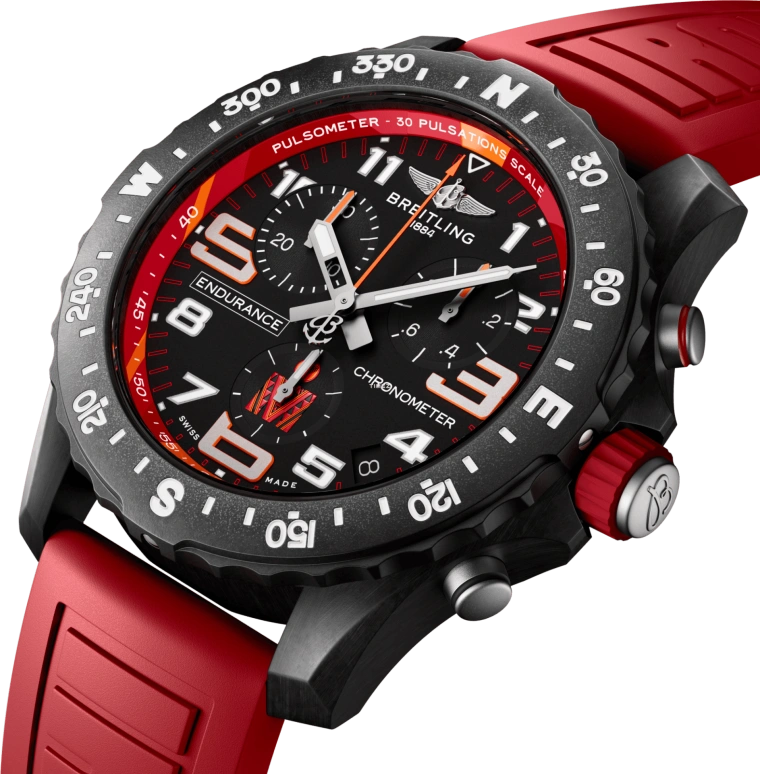 Breitling,Endurance Pro 44mm,44mm,Titaplast,Black,Quartz,Chronograph,Day,X823107C1M1S1
