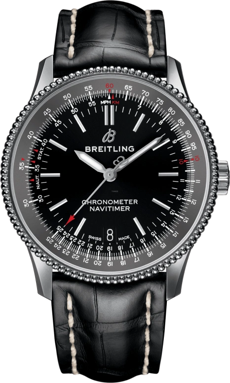 Breitling,Navitimer 38mm,38mm,Stainless Steel,Black,Automatic,Chronograph,Date,Anti-magnetic,A17325241B1P1
