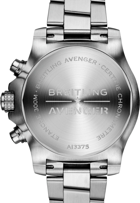 Breitling,Avenger 48mm,48mm,Stainless Steel,Black,Automatic,Chronograph,Date,Compass,A13375101B1A1