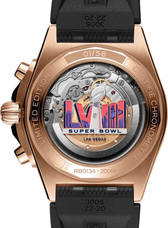 Breitling,Chronomat 42mm,42mm,Sedna Gold,Blue,Automatic,Chronograph,Day,RB01343A1C1S1