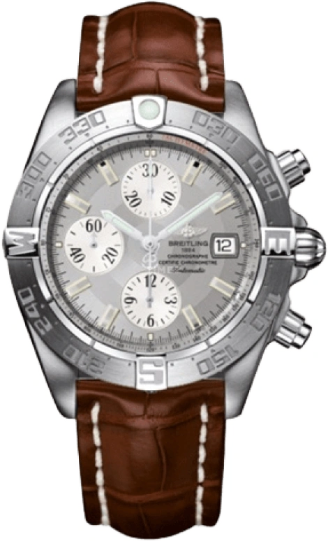 Breitling,Galactic 44mm,44mm,Stainless Steel,Silver,Automatic,Chronograph,Day,A1336410,A1336410/E519/737P