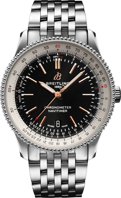 Breitling,Navitimer 41mm,41mm,Stainless Steel,Black,Automatic,Chronograph,Date,Anti-magnetic,A17326211B1A1