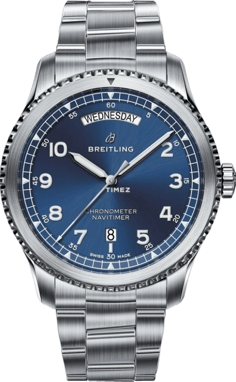 Breitling,Navitimer 41mm,41mm,Stainless Steel,Blue,Automatic,A4533010,A4533010/CA10/187A