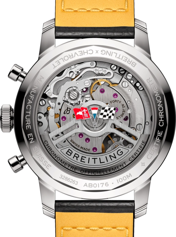 Breitling,Top Time 41mm,41mm,Stainless Steel,Red,Automatic,Chronograph,Sapphire,Crystal Glass,AB01761A1K1X1