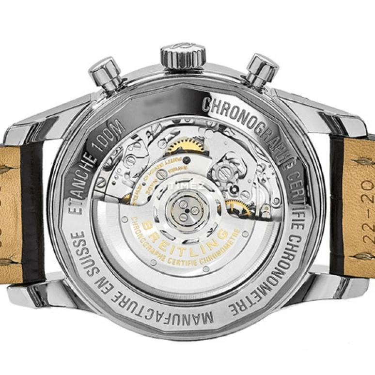 Breitling,Transocean 43mm,43mm,Stainless Steel,Black,Automatic,Chronograph,Day,AB015212,AB015212/BA99/744P/A20D.1