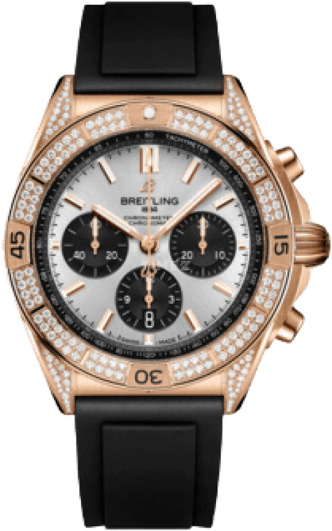 Breitling,Chronomat 42mm,42mm,Red Gold,Grey,Automatic,Chronograph,Day,RB0134721G1S1