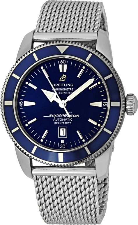 Breitling,Superocean Heritage 46mm,46mm,Stainless Steel,Blue,Automatic,40hours,In-house Caliber,A1732016,A1732016.C734.152A