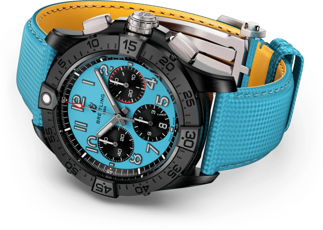 Breitling,Avenger 42mm,42mm,Ceramic,Blue,Black,Automatic,Chronograph,Day,SB0146101L1X1