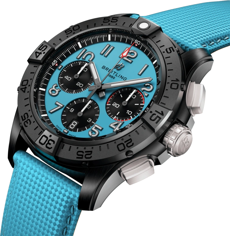 Breitling,Avenger 42mm,42mm,Ceramic,Blue,Black,Automatic,Chronograph,Day,SB0146101L1X1
