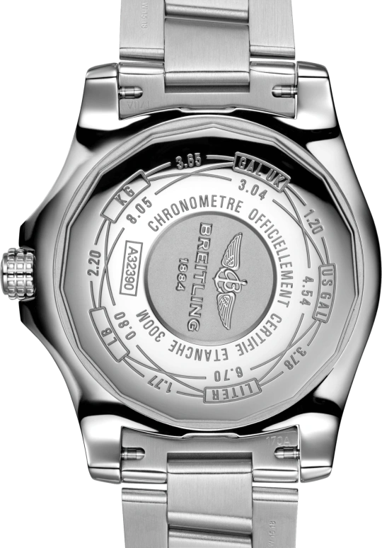 Breitling,Avenger 43mm,43mm,Stainless Steel,Black,Automatic,Date,42hours,A32390111B1A1