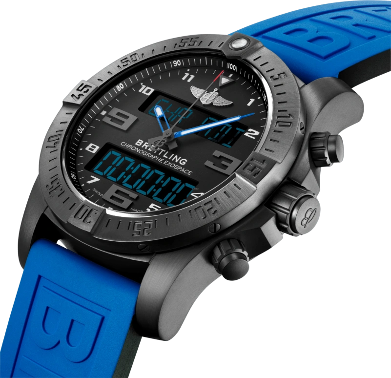 Breitling,Exospace 46mm,46mm,Titanium,Black,Quartz,Countdown,Chronograph,Perpetual Calendar,Month,In-house Caliber,Sapphire,Crystal Glass,VB5510H21B1S1