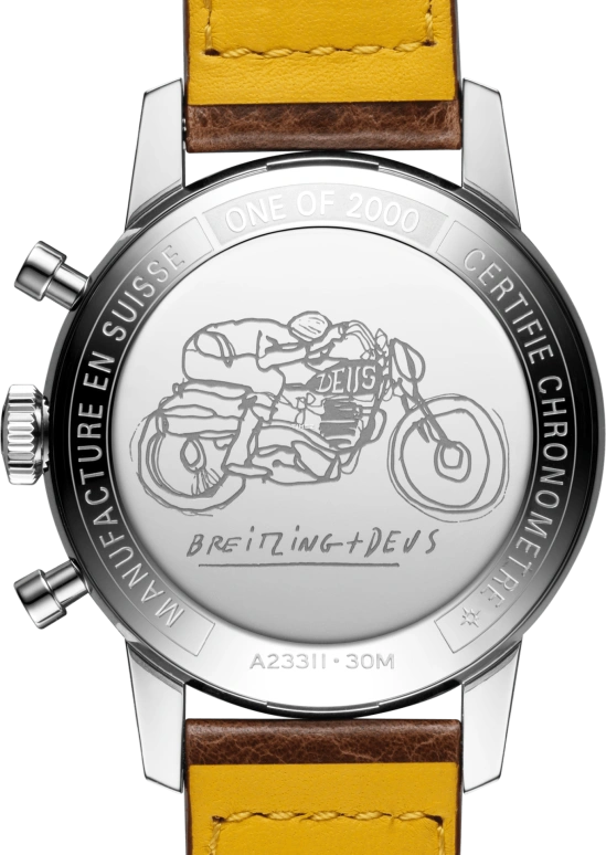 Breitling,Top Time 41mm,41mm,Stainless Steel,White,Automatic,Chronograph,Sapphire,Crystal Glass,A233112A1A1X1
