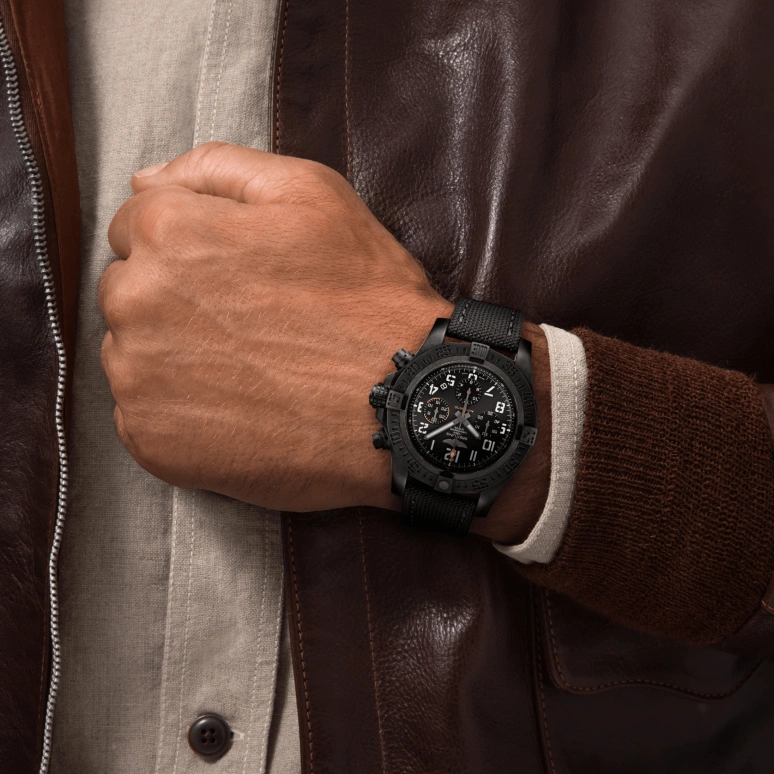 Breitling,Avenger 45mm,45mm,Titaplast,Black,Automatic,Chronograph,Date,Column Wheel,XB0180E41B1W1