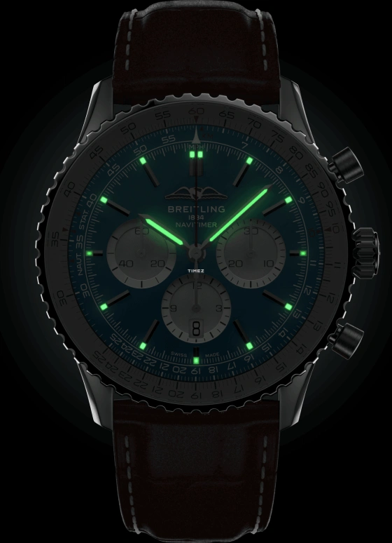 Breitling,Navitimer 46mm,46mm,Stainless Steel,Blue,Silver,Automatic,Chronograph,Day,AB0137211C1P1