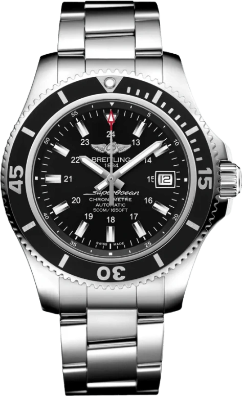 Breitling,Superocean 42mm,42mm,Stainless Steel,Black,Automatic,Day,40hours,A17365C9,A17365C9/BF71/161A