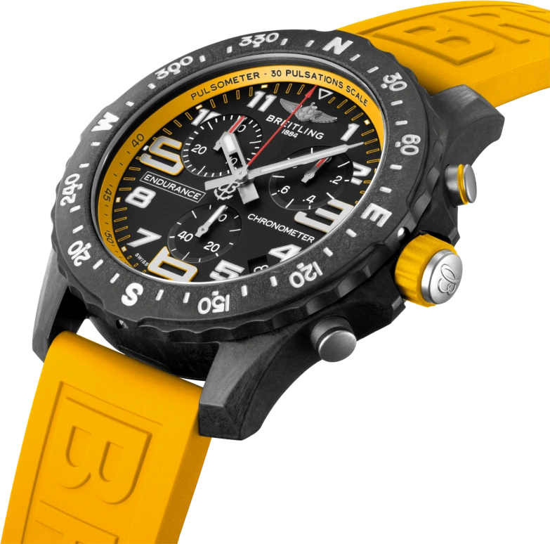 Breitling,Endurance Pro 44mm,44mm,Titaplast,Black,Quartz,Chronograph,Day,X82310A41B1S1