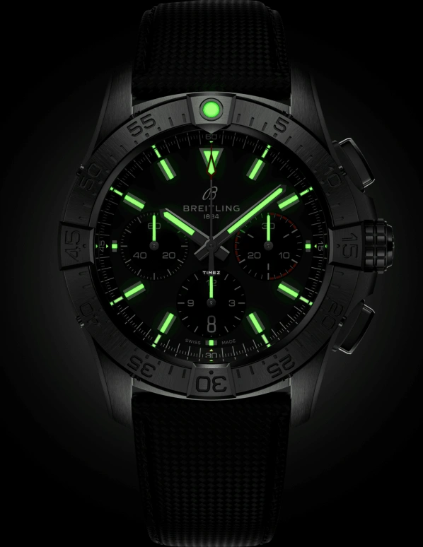 Breitling,Avenger 42mm,42mm,Stainless Steel,Black,Automatic,Chronograph,Day,AB0146101B1X1
