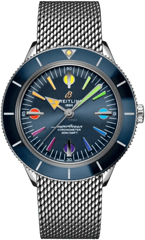 Breitling,Superocean Heritage 42mm,42mm,Stainless Steel,Blue,Automatic,42hours,In-house Caliber,A103702A1C1A1
