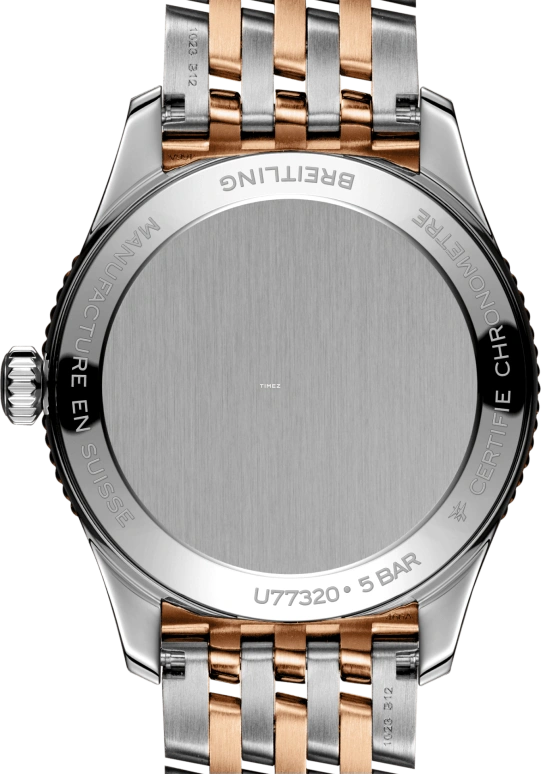 Breitling,Navitimer 32mm,32mm,Stainless Steel,Red Gold,White,Quartz,Chronograph,Sapphire,Crystal Glass,U77320E61A1U1